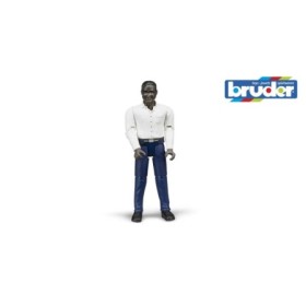 Bruder figurina barbat cu pantaloni albastru inchis